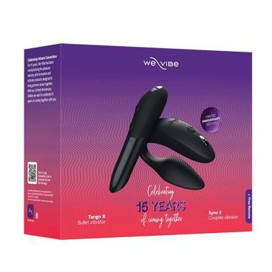 Подарунковий набір We-Vibe 15 Year Anniversary Collection, смарт-вібратор для пар + віброкуля SX0526 фото