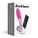 Віброяйце Love To Love Feel Love Pink з пультом ДК та регулюванням інтенсивності SO3087 фото 3