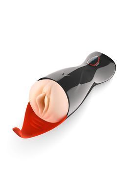 Преміум-вібромастурбатор Real Body - Real Sucking Pussy 2, всмоктування, звук, стимуляція промежини SO8692 фото