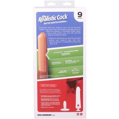 Фаллоимитатор Doc Johnson The Realistic Cock ULTRASKYN - 9 Inch Vanilla SX4473 фото