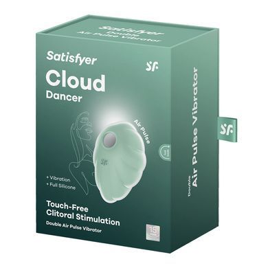 Вакуумный стимулятор с вибрацией Satisfyer Cloud Dancer Mint SO8973 фото