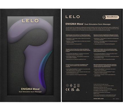 Клиторально-вагинальный звуковой стимулятор LELO Enigma WAVE Cyber Purple SX0686 фото