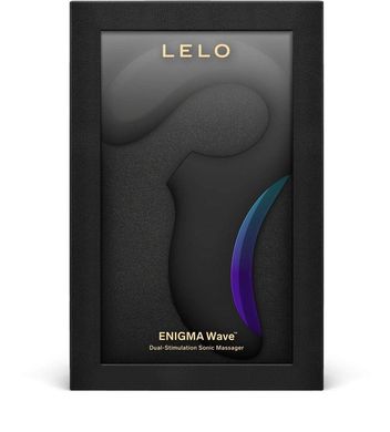 Кліторально-вагінальний звуковий стимулятор LELO Enigma WAVE Black SX0687 фото