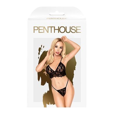 Комплект бралет та стрінги Penthouse - Double Spice Black L/XL SO5244 фото
