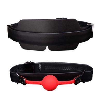 БДСМ-набор LOCKINK Moonlight Treasure Chest, черный, натуральная кожа SX0859 фото