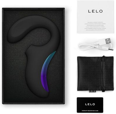 Кліторально-вагінальний звуковий стимулятор LELO Enigma WAVE Black SX0687 фото