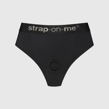 Трусики с фиксацией дилдо Strap-On-Me Harness Lingerie Idole - XS - Black SX3522 фото