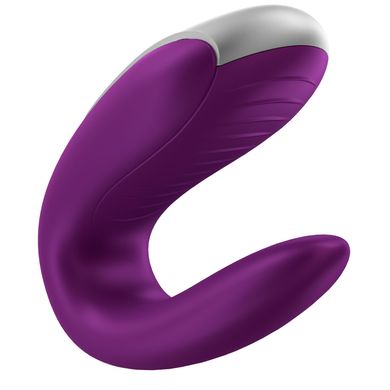 Смарт-вибратор для пар Satisfyer Double Fun (Violet) с пультом ДУ SO5059 фото