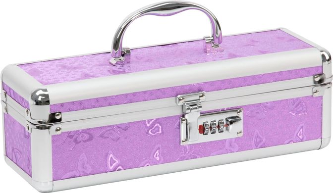 Кейс для зберігання секс-іграшок BMS Factory - The Toy Chest Lokable Vibrator Case Purple з кодовим SO5562 фото