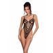 Еротичний боді з малюнком Passion LOVELIA BODY S/M, black SO4754 фото