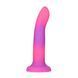 Светящийся в темноте фаллоимитатор ADDICTION Rave 8&Prime; Glow in the Dark Dildo Pink Purple, 20,3 см SO6850 фото