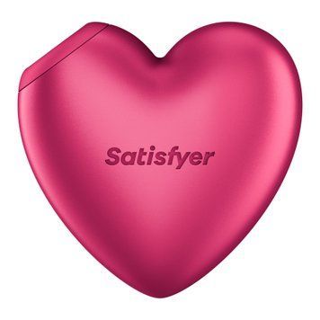 Вакуумный стимулятор-сердечко с вибрацией Satisfyer Cutie Heart Battery Series SX3836 фото