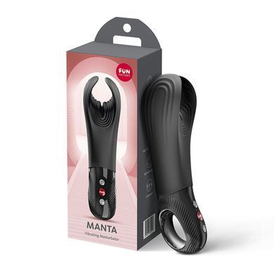 Вибратор для пениса Fun Factory MANTA Black, подходит для парных игр SX4297 фото
