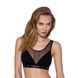 Топ з прозорою вставкою Passion PS002 TOP S, black SO4201 фото 1