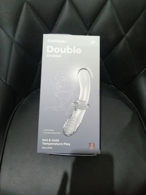 Дилдо Satisfyer Double Crystal (Transparent) (м'яте паковання!!!) SO8784-R фото