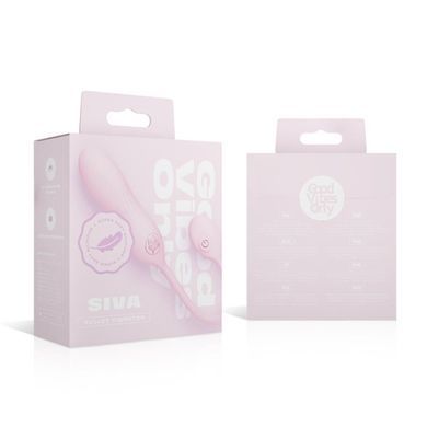 Віброяйце-віброкуля Good Vibes Only &ndash; SIVA Bullet Vibrator Soft Silicone &ndash; Pink, 10 режимів SX3077 фото