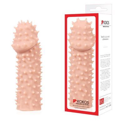 Насадка на член Kokos Extreme Sleeve ES.07 розмір S, потовщувальна, стимуляція точки G SX1445 фото