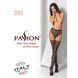 Эротические колготки-бодистокинг Passion S003 black, имитация кружевных чулок и трусиков PSS003B фото 7