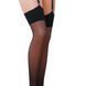 Класичні панчохи під пояс із широкою резинкою Passion ST001 1/2 nero PS23601 фото