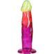 Фалоімітатор Doc Johnson Crystal Jellies - 7.5 Inch Classic Dong - Rainbow SX4490 фото 1