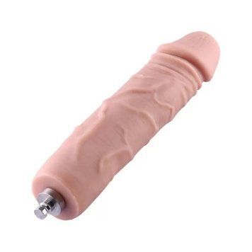 Силиконовый фаллоимитатор для секс-машин Hismith 7" Silicone Dildo, система KlicLok SX4006 фото