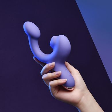 Смарт-вибратор Magic Motion Ponder Purple, двойная стимуляция, виброяйцо+язычок для клитора SX3228 фото