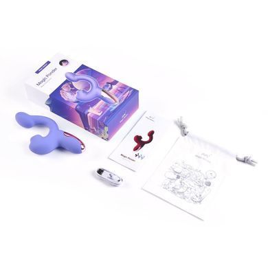 Смарт-вибратор Magic Motion Ponder Purple, двойная стимуляция, виброяйцо+язычок для клитора SX3228 фото