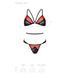 Комплект білизни Passion PEONIA SET S/M red, бра, трусики SO8467 фото 5
