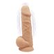 Фаллоимитатор с вибрацией SilexD Norman Vibro Flesh (MODEL 1 size 8,5in), двухслойный, диаметр 5 см SO5016 фото 1