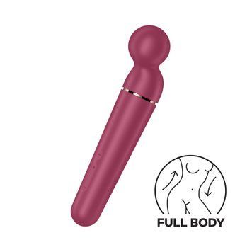 Вібромасажер Satisfyer Planet Wand-er Berry/Rosegold, дуже потужний, бездротовий SO8781 фото