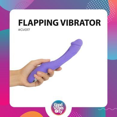Вибратор точки G с вагинальным отростком Good Vibes Only &ndash; Flax Vibrating Dildo with G-Spot Stimulator SX3064 фото
