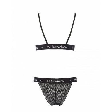 Комплект белья Passion Exclusive GLAMISS SET L/XL, black PS27101 фото