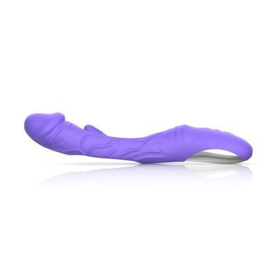 Вибратор точки G с вагинальным отростком Good Vibes Only &ndash; Flax Vibrating Dildo with G-Spot Stimulator SX3064 фото
