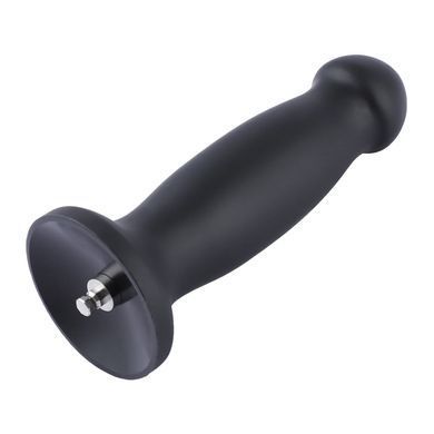 Силиконовый дилдо для секс-машин Hismith 7.2" Black Silicone Anal Dildo, система KlicLok SX4007 фото