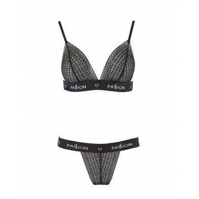 Комплект белья Passion Exclusive GLAMISS SET L/XL, black PS27101 фото