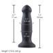 Силиконовый дилдо для секс-машин Hismith 7.2" Black Silicone Anal Dildo, система KlicLok SX4007 фото 5