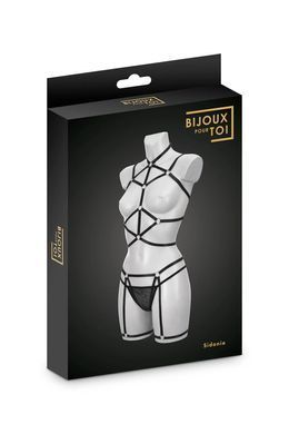 Комплект Bijoux Pour Toi - Sidonie, портупея, гартеры и трусики SX3853 фото