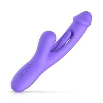 Вибратор-кролик с вагинальным отростком Good Vibes Only &ndash; Tess Rabbit Vibrator with G-Spot Stimulator SX3065 фото