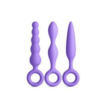 Набор анальных игрушек NS Novelties INYA - Trio Kit - Purple SX4351 фото