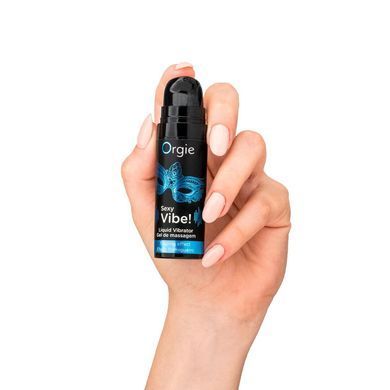 Рідкий вібратор Orgie Sexy Vibe! Liquid Vibrator, 15 мл, з ефектом мурашок SX1549 фото