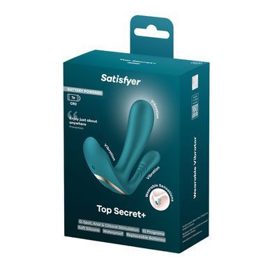 Подвійний вібратор у трусики Satisfyer Top Secret+ Battery Series SX3841 фото