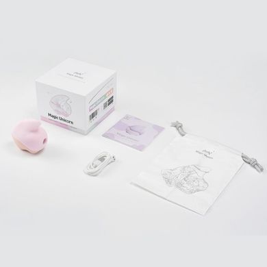 Вакуумний кліторальний смарт-стимулятор Magic Motion Unicorn Pink з вібрацією SO9601 фото