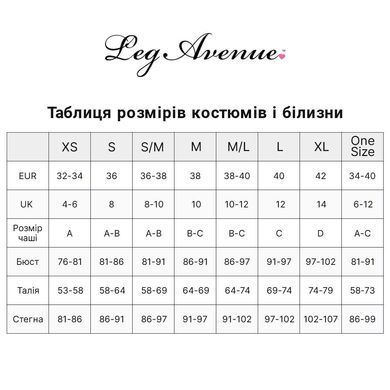 Комплект атласных ремней для бондажа Leg Avenue Satin elastic harness Set, One size, Black SO8558 фото