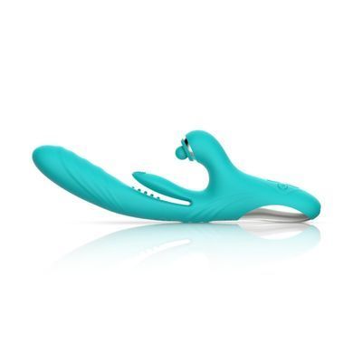 Вибратор-кролик с вагинальным отростком Good Vibes Only &ndash; Lisa Thrusting Rabbit Vibrator with G-Spot Stimulator SX3066 фото