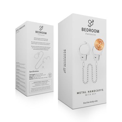 Наручники Bedroom Fantasies:Metal Handcuffs - Silver SX5018 фото