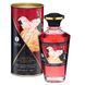 Розігрівальна олія Shunga Aphrodisiac Warming Oil &ndash; Sparkling Strawberry Wine (100 мл) без цукру SO2497 фото 1