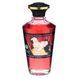 Розігрівальна олія Shunga Aphrodisiac Warming Oil &ndash; Sparkling Strawberry Wine (100 мл) без цукру SO2497 фото 2