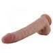 Фалоімітатор 11.8&Prime; з вібрацією для секс-машин Hismith Silicone Dildo with Vibe, KlicLok, пульт ДК SX4009 фото 6