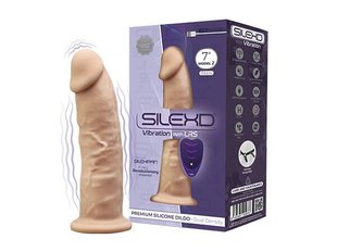 Фаллоимитатор с вибрацией SilexD Henry Vibro Flesh (MODEL 2 size 7in) + LRS, диаметр 4,4 см SO8212 фото