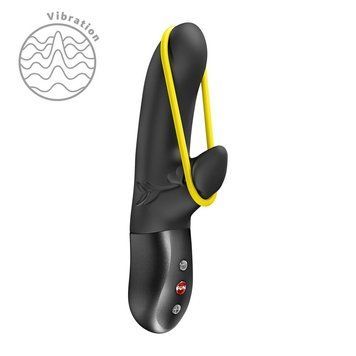 Мини вибратор-кролик со стимулирующей лентой Fun Factory AMORINO Black, лента съемная SX4302 фото